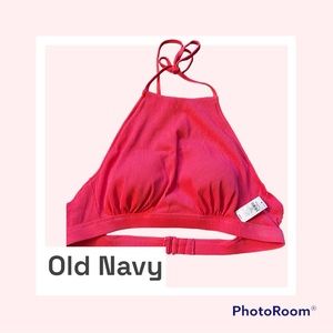 BNWT Old Navy Ribbed Halter Bikini Top